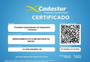 CERTITICADO DA EMBRATUR